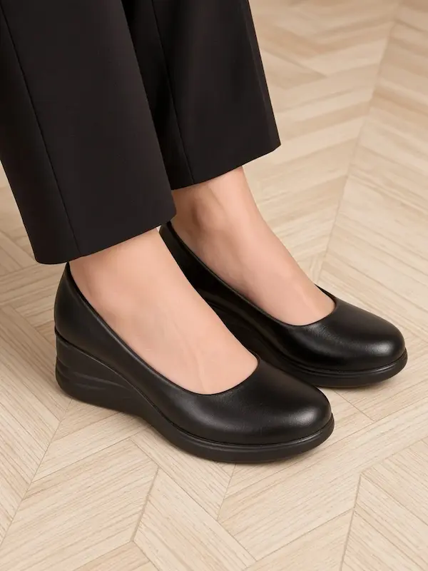 کفش طبی اداری چرم زنانه 1131