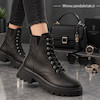 بوت چرم ارزان زنانه  11299
