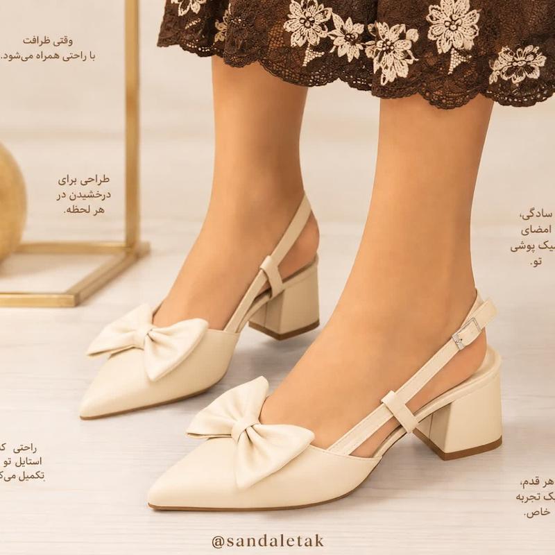 کفش مجلسی پاپیون زنانه 1193