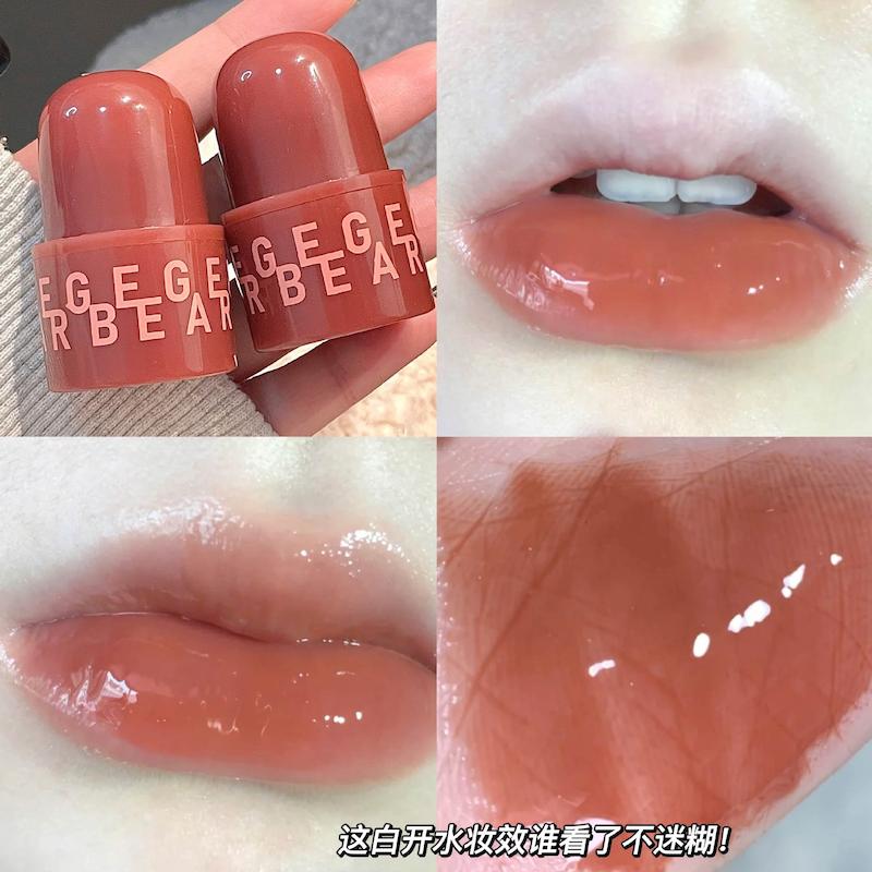 رژلب مایع خمیری Gege Bear مدل بلوطی | Gege Bear Liquid Lipstick – Acorn Style