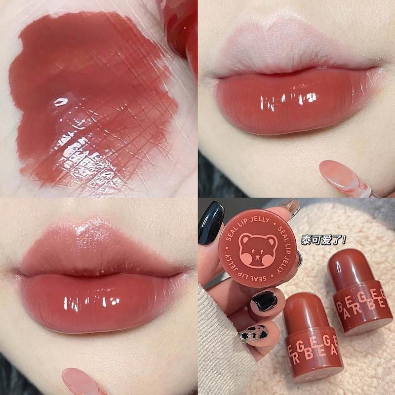 رژلب مایع خمیری Gege Bear مدل بلوطی | Gege Bear Liquid Lipstick – Acorn Style