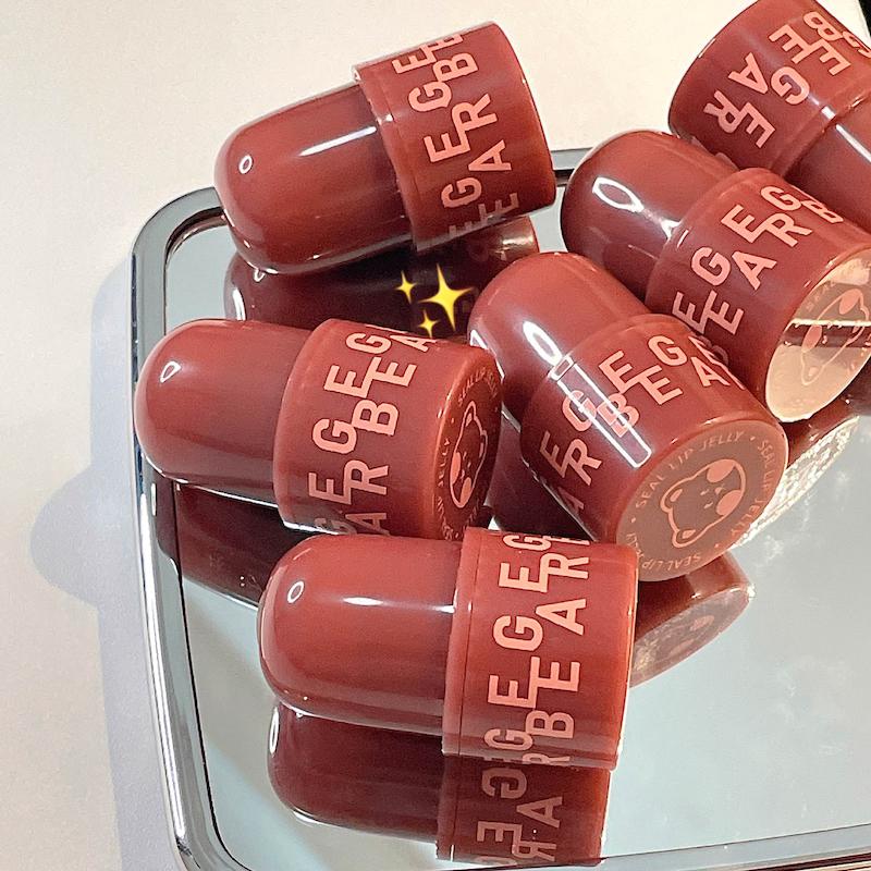 رژلب مایع خمیری Gege Bear مدل بلوطی | Gege Bear Liquid Lipstick – Acorn Style
