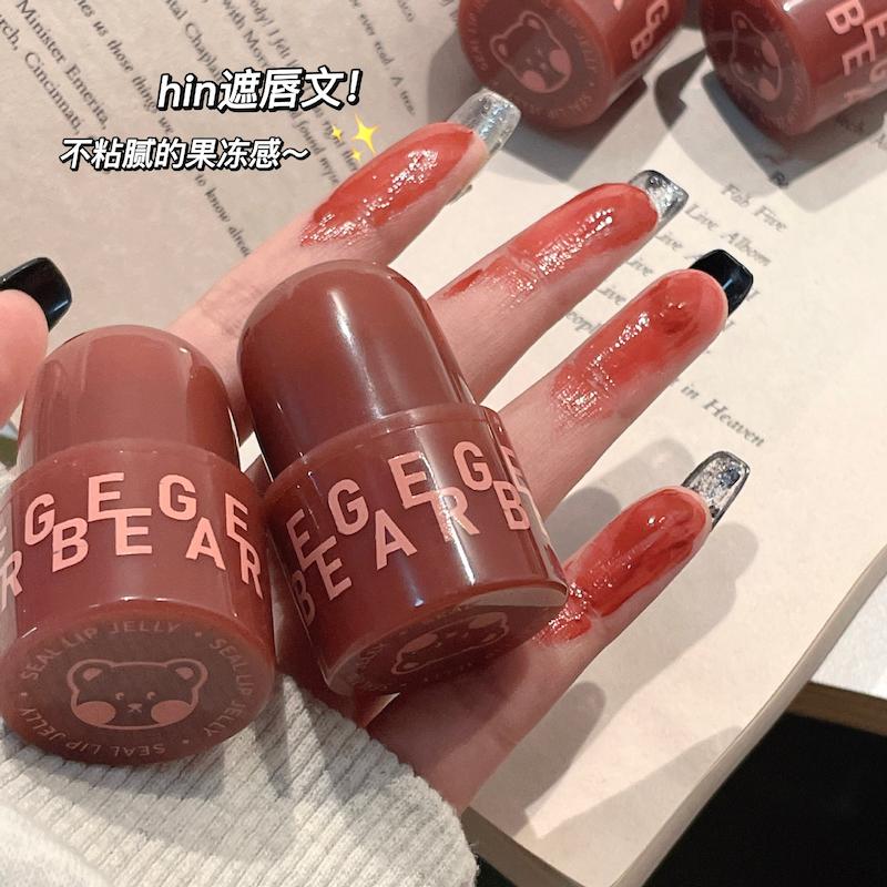 رژلب مایع خمیری Gege Bear مدل بلوطی | Gege Bear Liquid Lipstick – Acorn Style