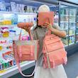 ست ۴ تکه کوله‌پشتی دخترانه مدل FASHION– کاربردی، خوش‌استایل، رنگارنگ!