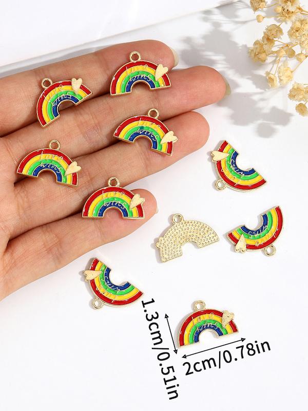 گردنبند رنگین کمانی طرح LOVE