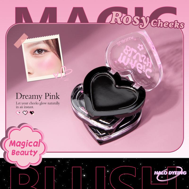 رژگونه جادویی Magic Blush – تغییر رنگ با دمای پوست برند OLIBOLLA 