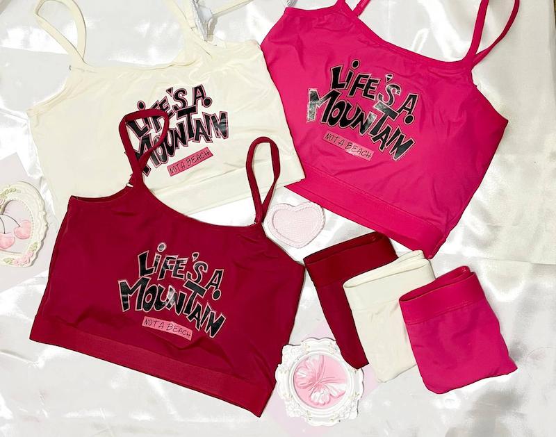 ست لیزری با طرح Life’s a Mountain Not a Beach