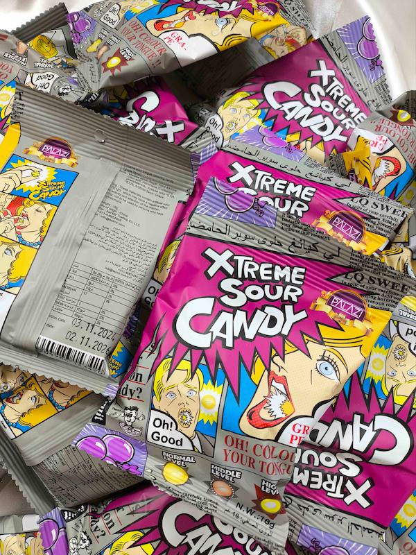 ابنبات ترش Xtreme Sour Candy