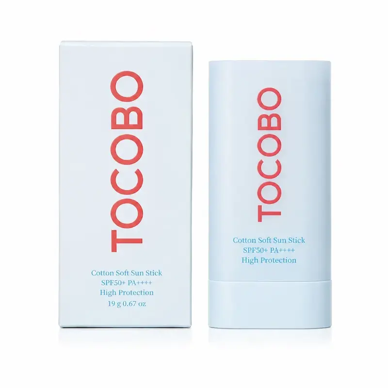ضدآفتاب استیکی پنبه‌ای توکوبو SPF50+ PA++++ | TOCOBO
