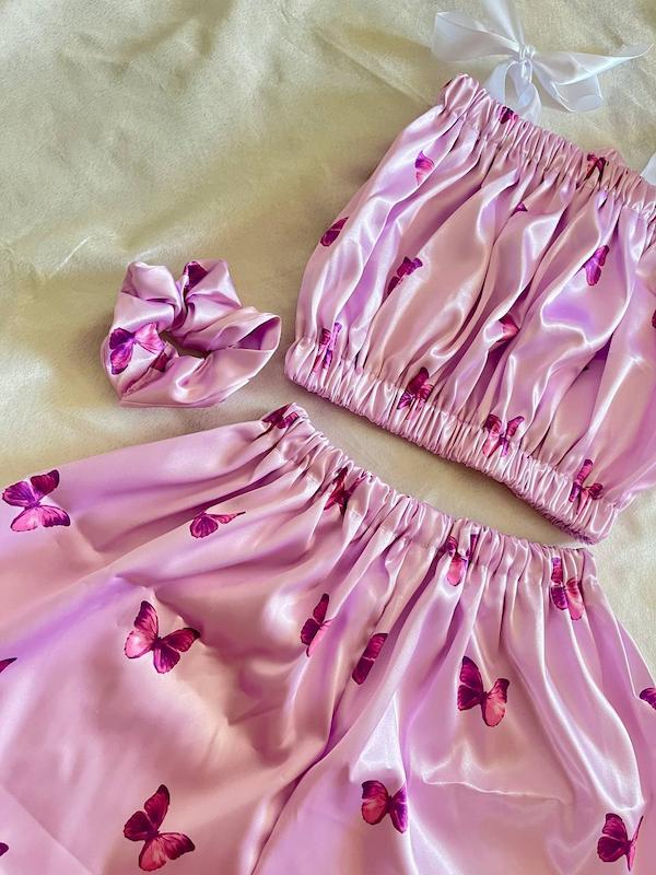 ست سه تیکه ساتن