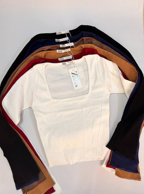 کراپ آستین کلوش