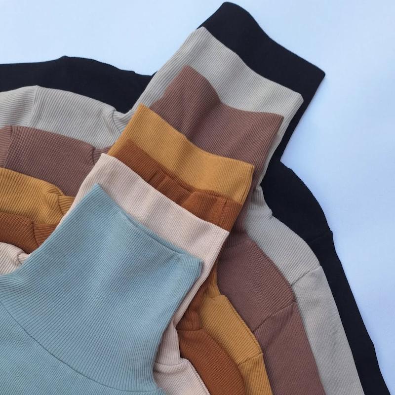 بلوز یقه اسکی فینگردار 