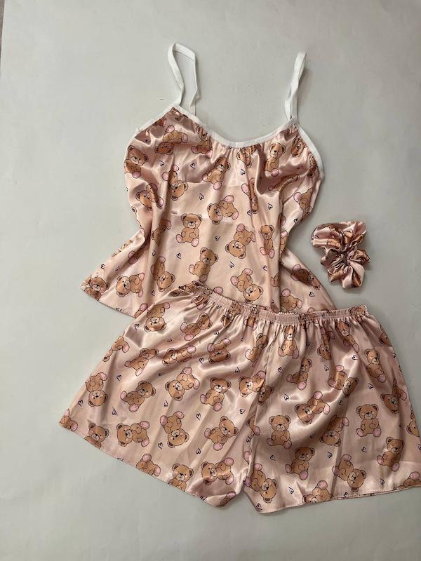 ست ساتن سه تیکه 