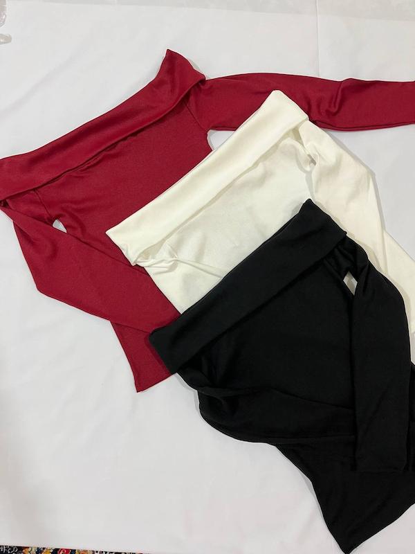 کراپ پینترستی یقه قایقی 