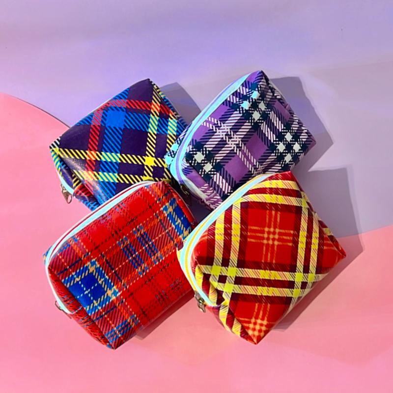 مینی بگ چهارخانه چندرنگ