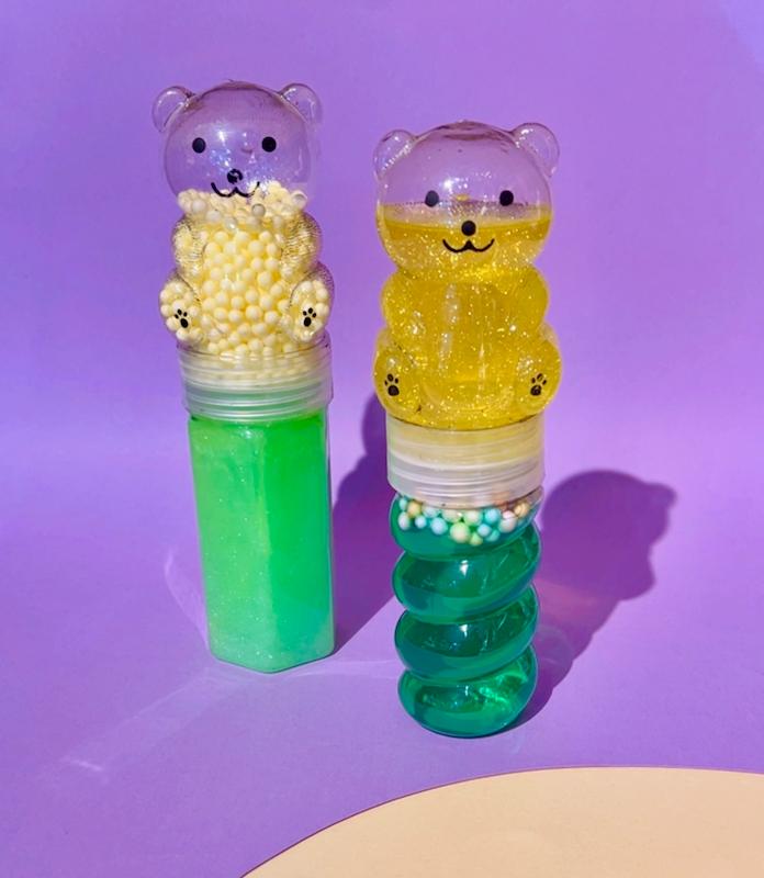 اسلایم خرسی دوقسمتی وارداتی 🧸✨ 