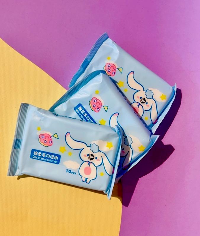 دستمال مرطوب جیبی طرح سینمارول (۱۰ عددی)