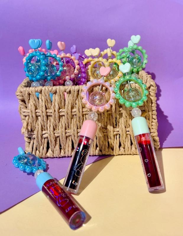 تینت لب اسپینردار قلبی ❤️