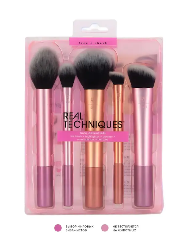 براش 5 تکه ریل تکنیک مدل Face Essentials