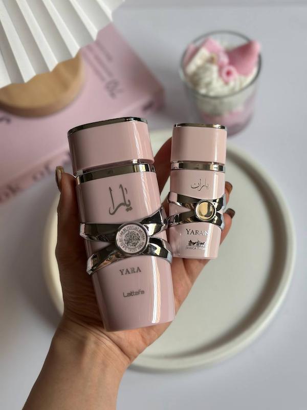 ادکلن 25میل رایحه یارا صورتی زنانه برند جسیکا توین 