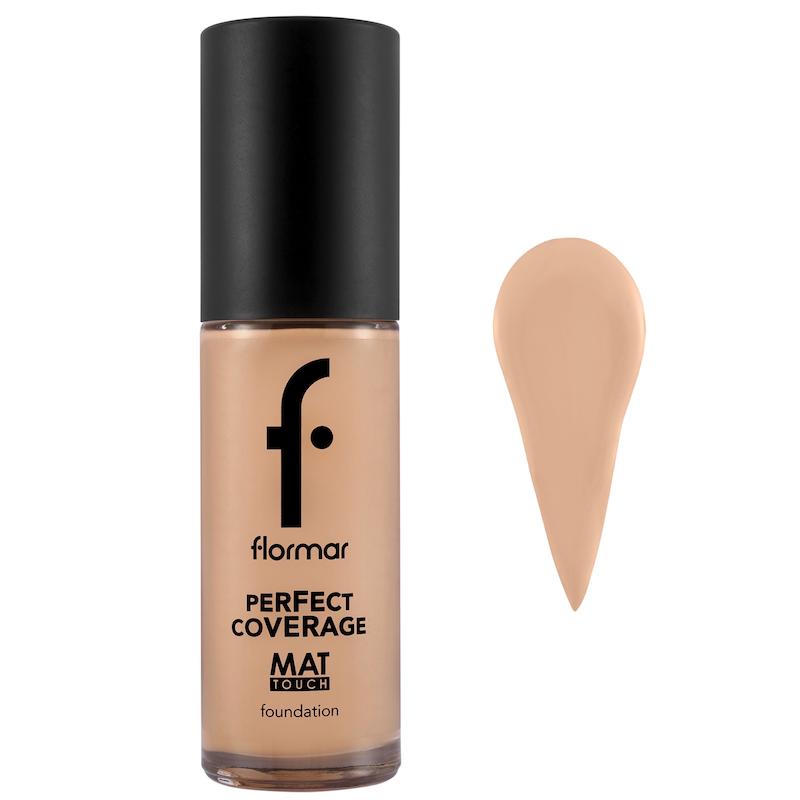کرم پودر مات فلورمار مدل perfect coverage matte touch 