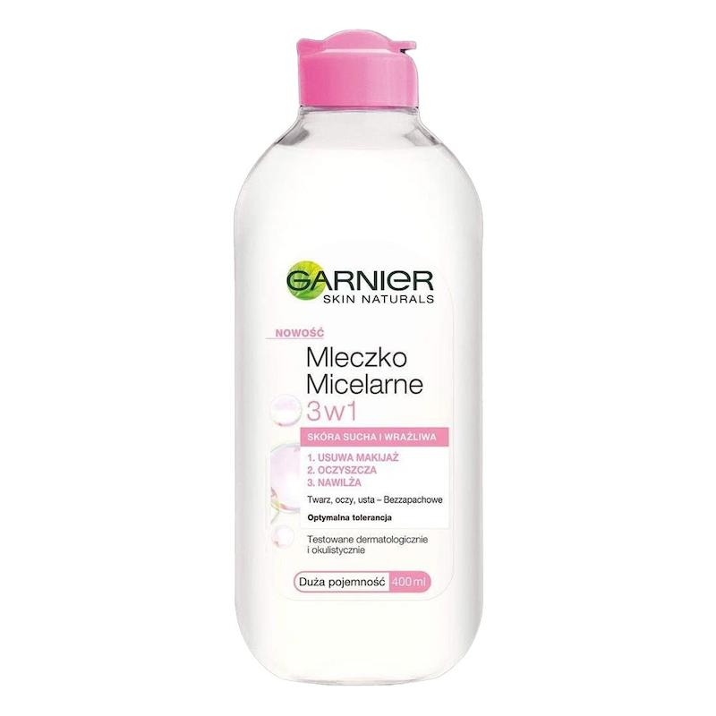 میسلارواتر شیری 3کاره(چشم ، لب و صورت) گارنیر مناسب پوست خشک و حساس| 400میل