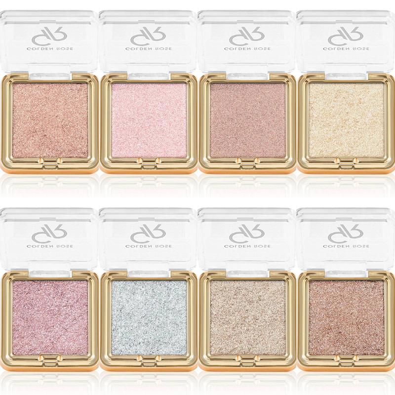 سایه های تک شاین و گلیتری گلدن رز مدل sparkle / Glitter Glow