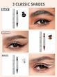 خط چشم قهوه ای ماژیکی استامپ دار (ضدآب) شیگلم Sheglam wing it waterproof liner duo