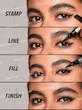 خط چشم قهوه ای ماژیکی استامپ دار (ضدآب) شیگلم Sheglam wing it waterproof liner duo
