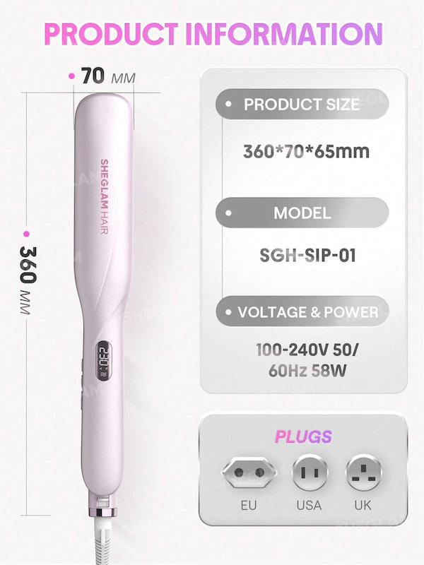 اتو مو بخار شیگلم SHEGLAM Hydra Shot Steam Iron Pro 