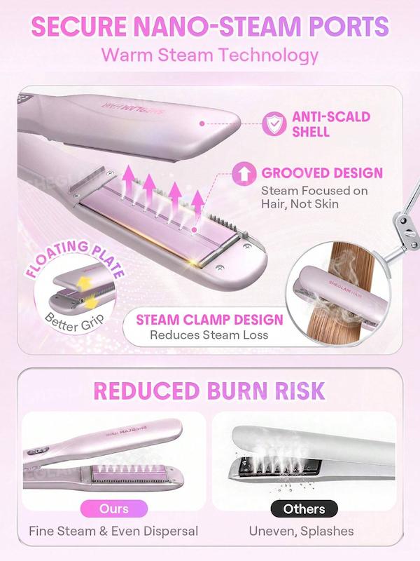 اتو مو بخار شیگلم SHEGLAM Hydra Shot Steam Iron Pro 