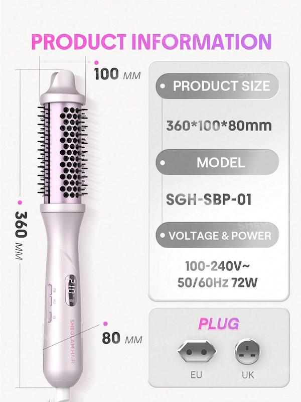 برس براشینگ بخار شیگلم SHEGLAM Hydra Shot Steam Blowout Brush Pro