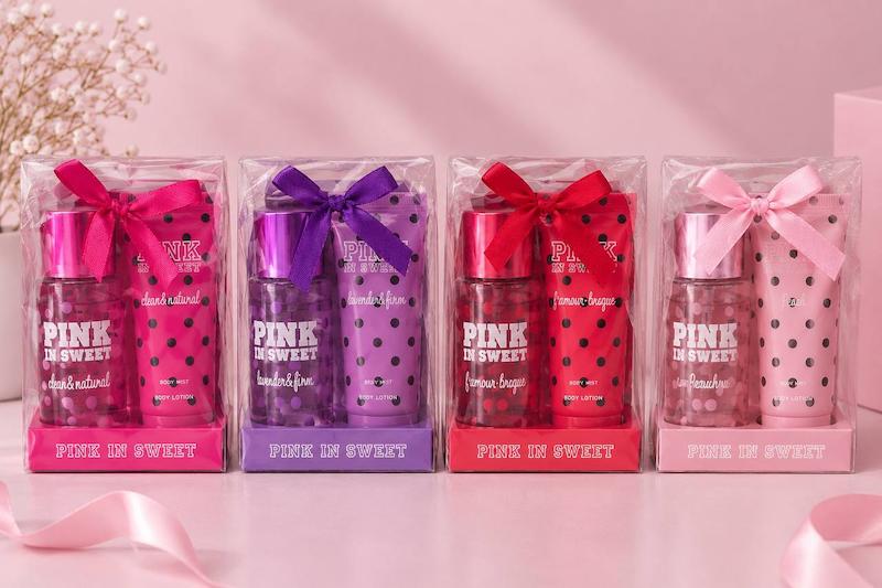 پک بادی اسپلش و لوسیون مینی pink in sweet