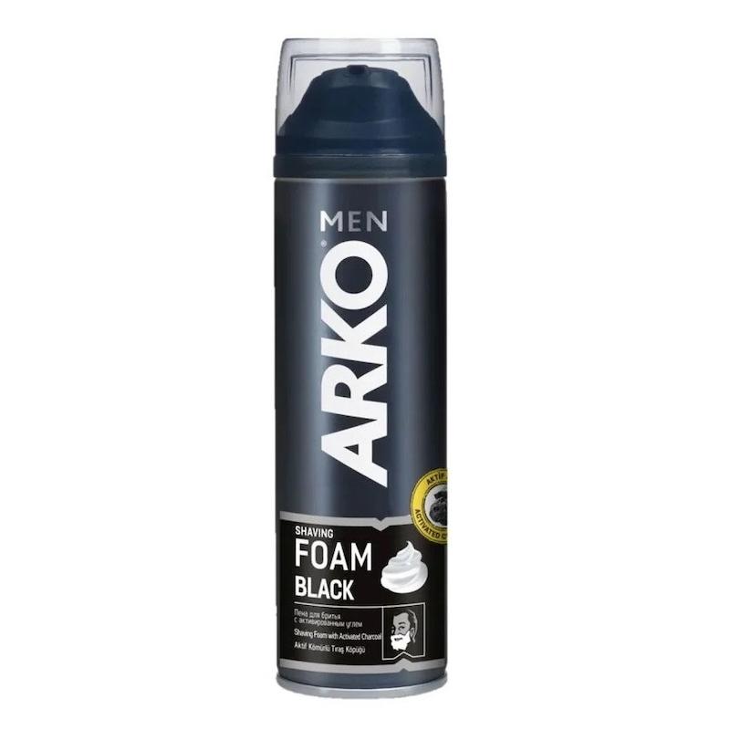 فوم اصلاح صورت مردانه آرکو Arko مدل Black حجم 200 میلی لیتر