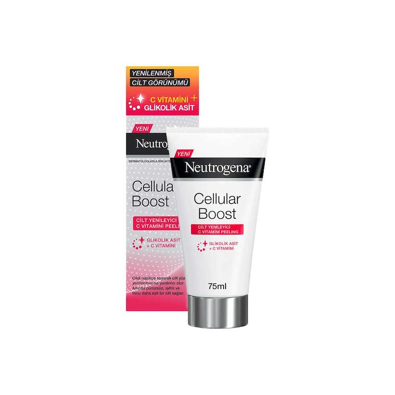 کرم لایه بردار مدل Cellular Boost مناسب انواع پوست 75میل نوتروژینا