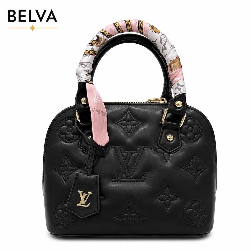 کیف زنانه لویی ویتون دستی گنبدی گلدوزی Louis Vuitton