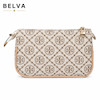 کیف دوشی زنانه توری بورچ tory burch پارچه ای کرم