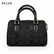 کیف دستی و دوشی زنانه کوچ coach گیلاسی صندوقی پارچه ای