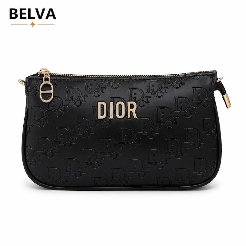 کیف دوشی زنانه دیور dior حروفی مشکی