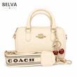 کیف دستی و دوشی زنانه کوچ COACH گیلاسی صندوقی کوچک کرم
