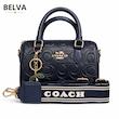 کیف دستی و دوشی زنانه کوچ COACH گیلاسی صندوقی کوچک سرمه ای