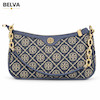 کیف دستی و دوشی زنانه توری برچ tory burch بند زنجیری سرمه ای
