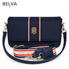 کیف دستی و دوشی زنانه تامی tommy دوبند سرمه ای