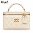 کیف دستی و دوشی زنانه شنل chanel باکسی کرم
