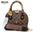 کیف دستی و دوشی زنانه لویی ویتون louis vuitton گنبدی نمای بند قهوه ای