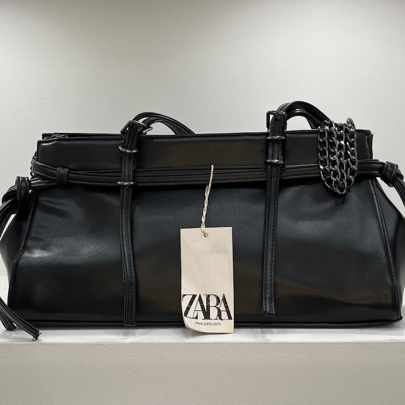 کیف زارا دوشی بند زنجیر دار zara