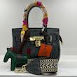 کیف هرمس چرم جلو قفل دار hermes