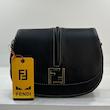 کیف دوشی فندی نیم دایره دوبند fendi
