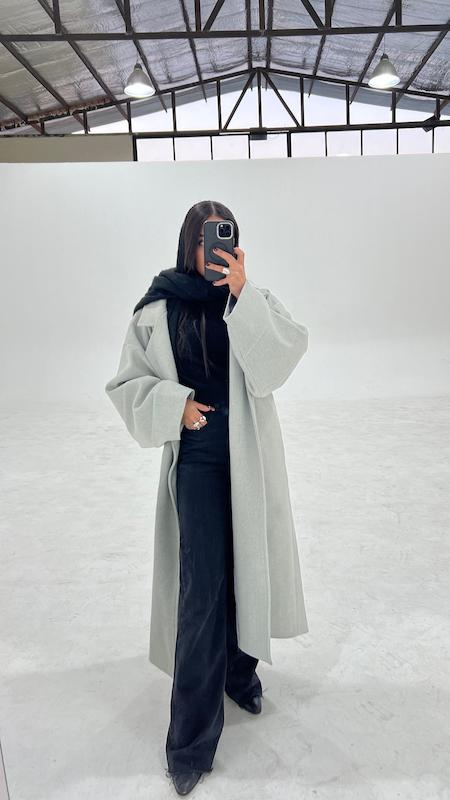 پالتو OVERSIZE طوسی