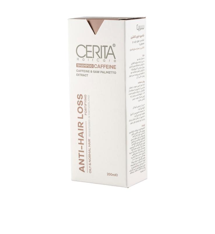 شامپو کافئین سریتا ۲۰۰ میلی لیتر ____Cerita Caffeine Shampoo